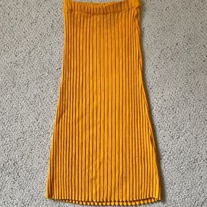 Simon Miller bright yellow/orange pencil skirt large